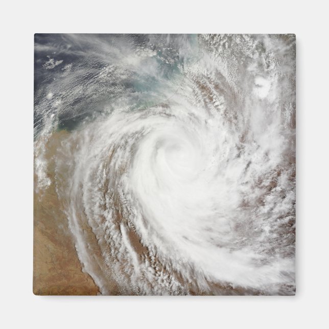 Aimant Le cyclone Laurence s'éloigne de l'intérieur (Devant)