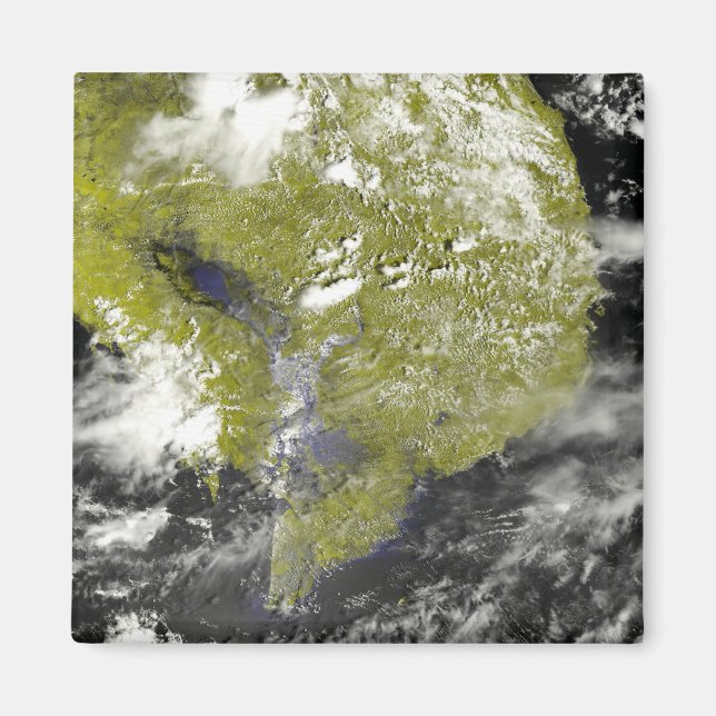 Aimant Le delta du Mékong et la Tonle Sap (Devant)