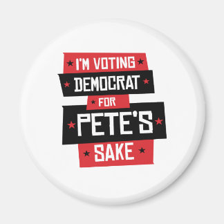 Aimant Le démocrate votant pour le bien de Pete