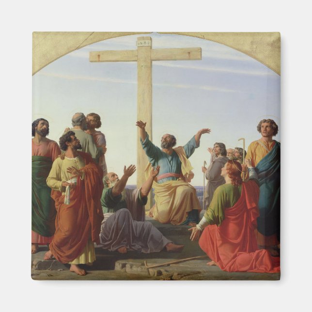 Aimant Le Départ des Apôtres, 1845 (Devant)
