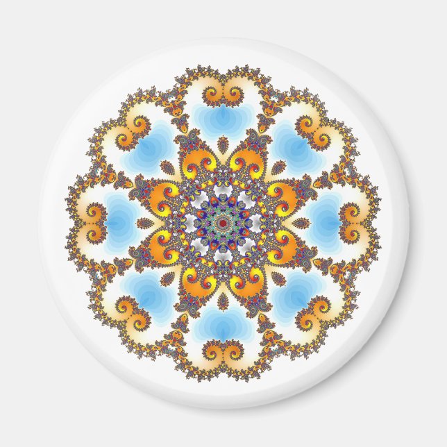 Aimant 'Le désir du coeur' (blanc) (Devant)