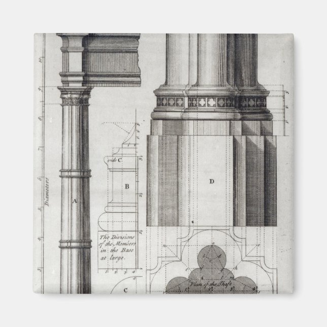 Aimant Le deuxième ordre de l'architecture gothique, 1741 (Devant)