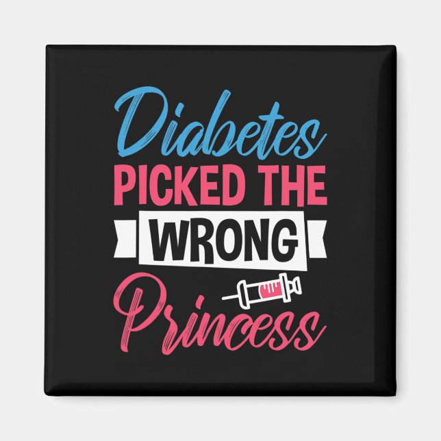 Aimant Le Diabète A Pris La Mauvaise Princesse (Devant)