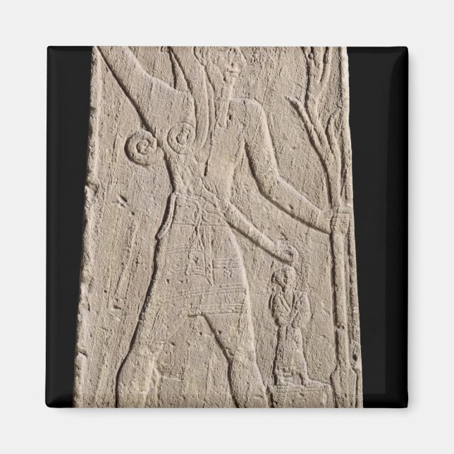 Aimant Le dieu de la tempête Baal avec un tonnerre (Devant)