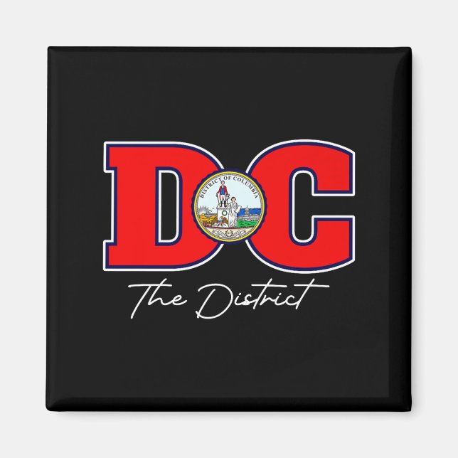 Aimant Le District De Washington Dc Souvenir De Vacances  (Devant)