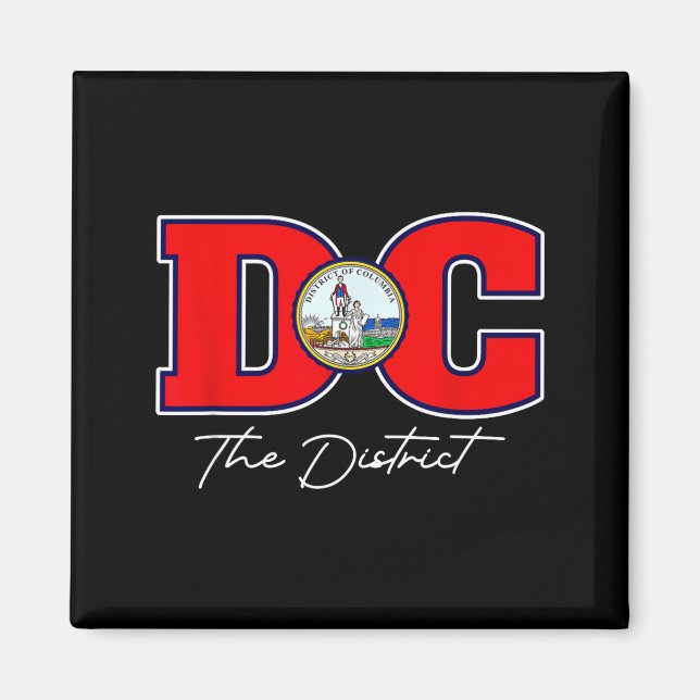 Aimant Le District De Washington Dc Souvenir De Vacances  (Devant)