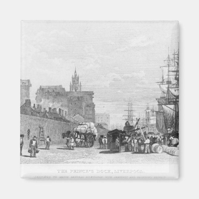 Aimant Le Dock du Prince, Liverpool (Devant)