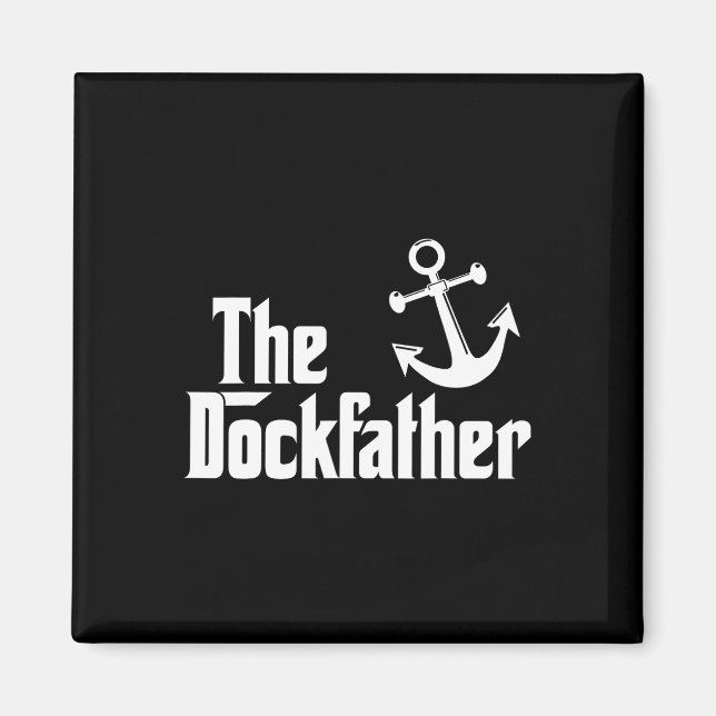 Aimant Le Dockfather Funny Bateau de pêche Bateau papa Ca (Devant)