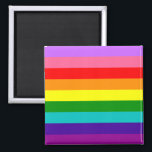 Aimant Le drapeau arc-en-ciel à 9 bandes de Gilbert Baker<br><div class="desc">Que ce soit le jour de la rue du Christopher Street Day ou les plans d'arc-en-ciel populaires. PridePlanet vous trouverez une collection unique de motifs modernes, cool et amusants LGBTQ . Nous sommes tous des gens, que ce soit bisexuel, gay, lesbienne, trans, queer ou autre. C'est une idée géniale pour...</div>