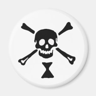 Aimant Le drapeau de pirate authentique d'Emanuel Wynn