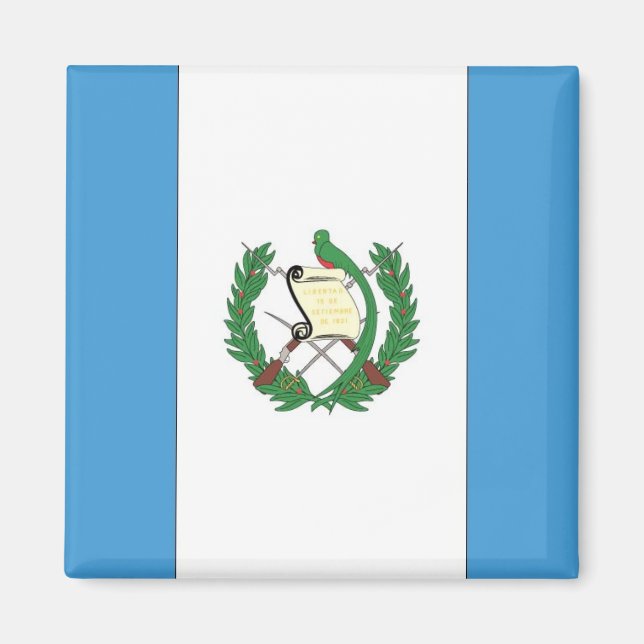 Aimant Le drapeau du Guatemala (Devant)