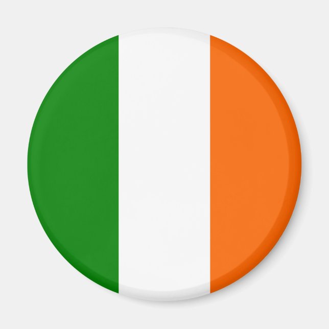 Aimant Le drapeau irlandais (Devant)