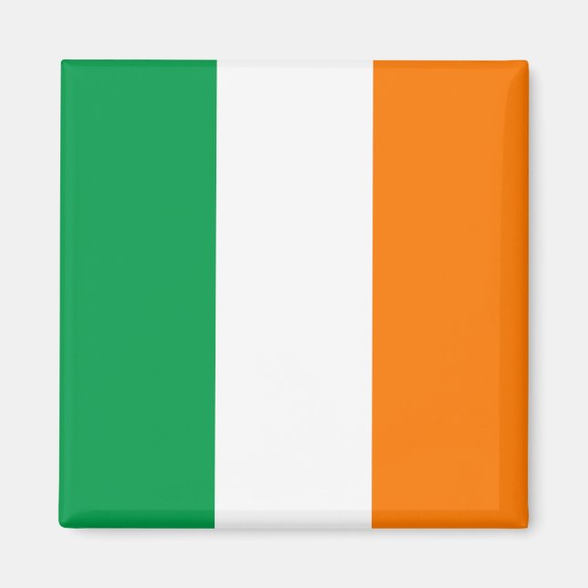 Aimant Le drapeau irlandais, Tricolor irlandais (Devant)