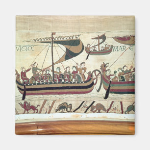 Aimant Le duc William et sa flotte croisent la Manche au