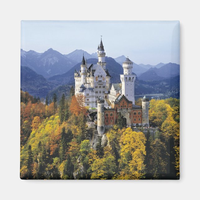 Aimant Le fantaisiste Neuschwanstein est l'un des trois (Devant)