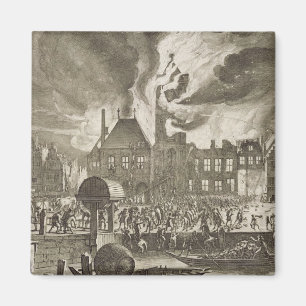 Aimant Le feu à vieux hôtel de ville, le 17 juillet 165