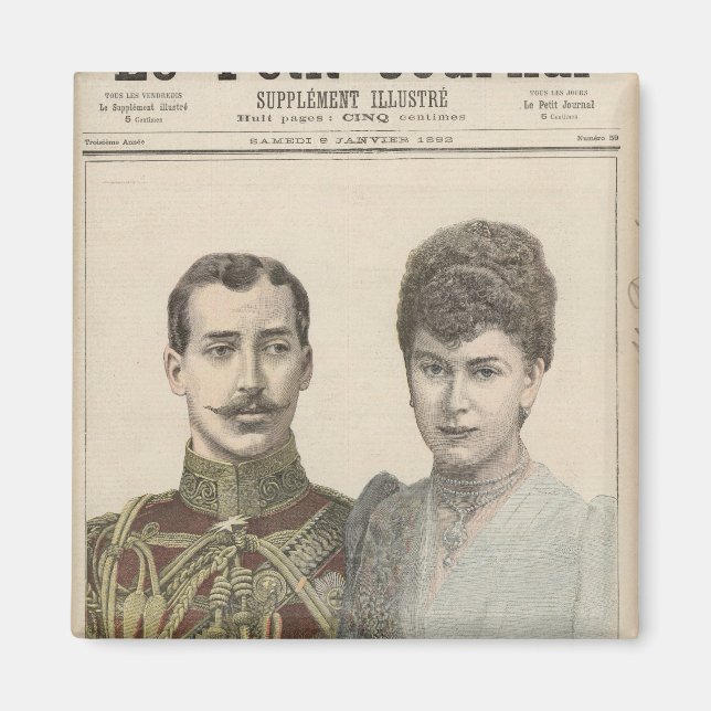 Aimant Le Fiançailles d'Albert Victor Duke de (Devant)
