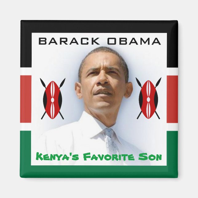 Aimant Le fils favori du Kenya (Devant)
