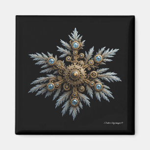 Aimant Le Flocon de Sidera – Artefact steampunk - 