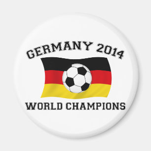 Aimant Le football de l'Allemagne soutient 2014