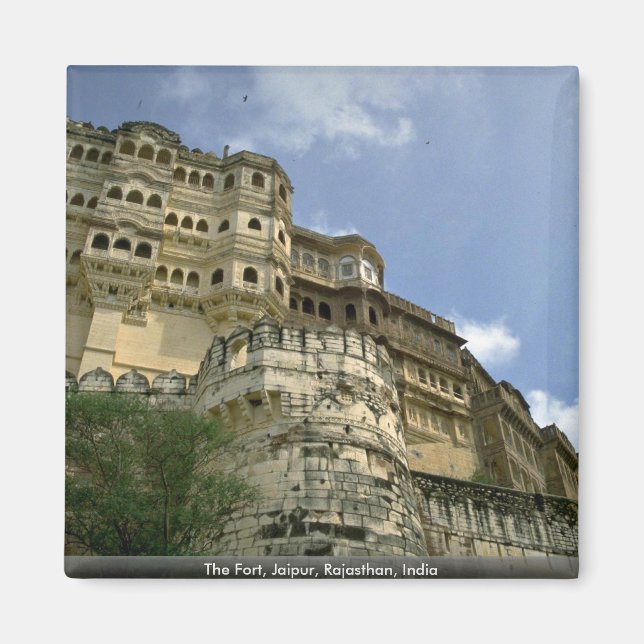 Aimant Le Fort, Jaipur, Rajasthan, Inde (Devant)