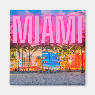Aimant Le front de mer pittoresque de Neon Miami