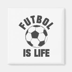 Aimant Le Futbol Est La Vie - Vêtements De Football 