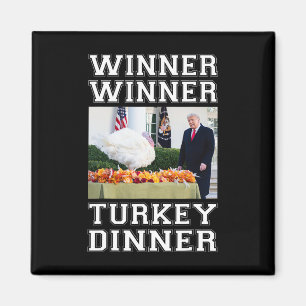 Aimant Le gagnant de Trump Dîner turc Thanksgiving Hum