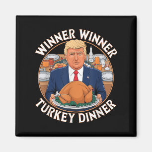 Aimant Le gagnant du dîner turc Trump Thanksgiving