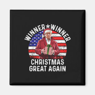 Aimant Le gagnant Noël grand à nouveau Trump Funny Hu