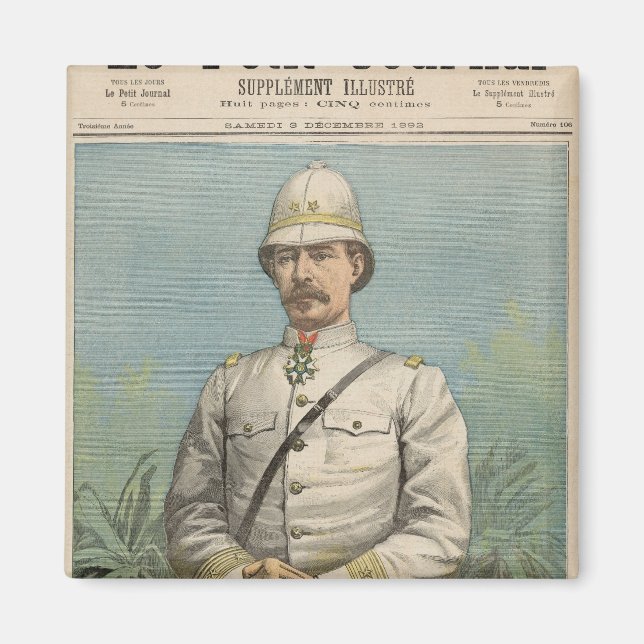 Aimant Le général Alfred Amedee Dodds au Dahomey (Devant)