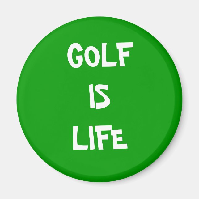 AIMANT LE GOLF EST LA VIE (Devant)