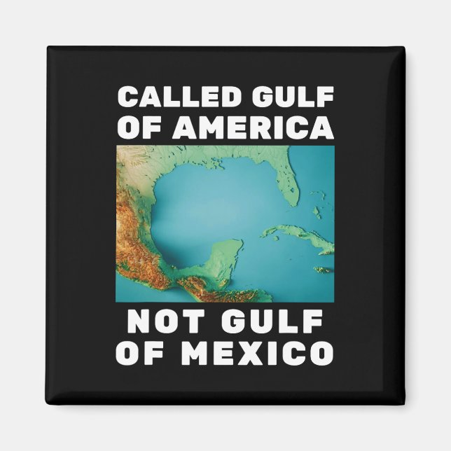 Aimant Le Golfe de Trump et non le Golfe du Mexique (Devant)