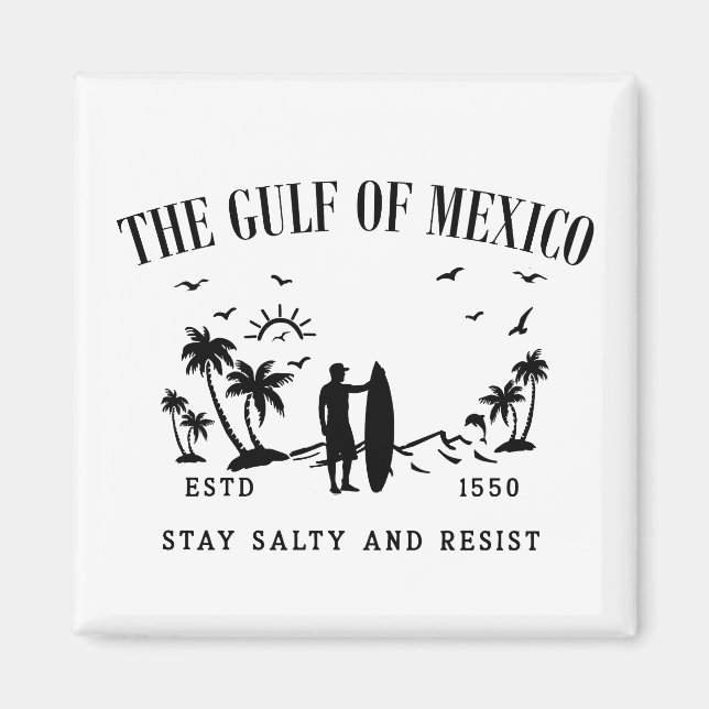 Aimant Le golfe du Mexique reste salé et résiste (Devant)