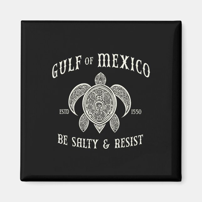 Aimant Le Golfe Du Mexique Soit Salé Et Résiste 1 (Devant)