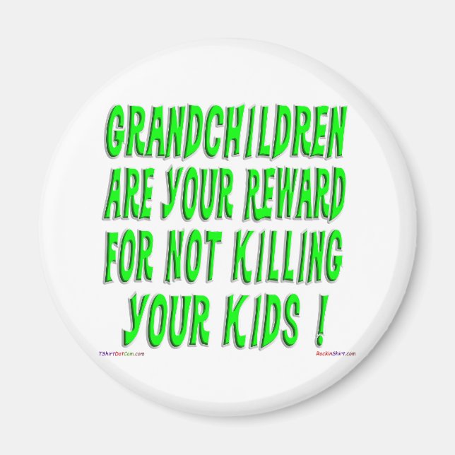 Aimant Le grand-parent récompensé (Devant)