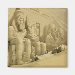 Aimant Le Grand Temple d'Abu Simbel, Nubie, de "Egypt