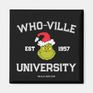 Aimant Le Grinch   Who-ville University Est 1957
