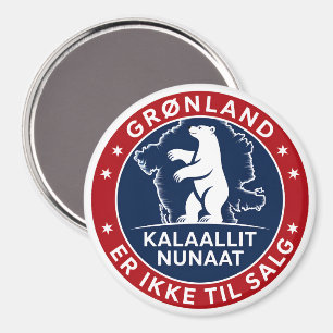 Aimant Le Groenland n'est pas à vendre