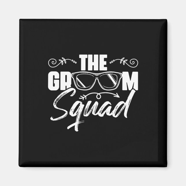 Aimant Le Groom Squad Sungles Mariage Bachelor Party Gro (Devant)