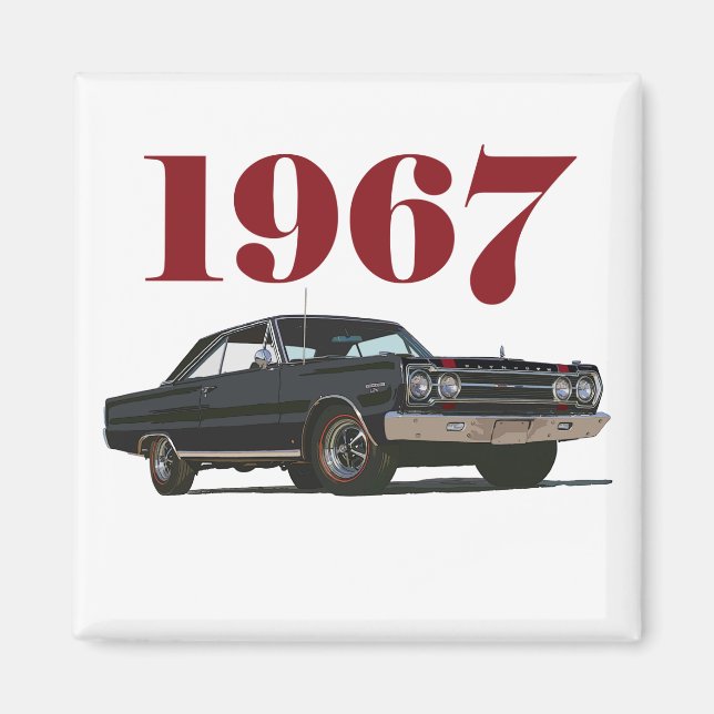 Aimant Le GTX noir (Devant)