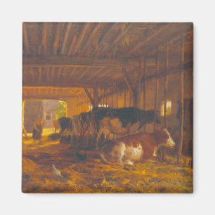 Aimant Le hangar de vache, 19ème siècle