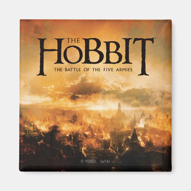 Aimant Le Hobbit : LA BATAILLE DU Logo CINQ ARMIES™ (Devant)