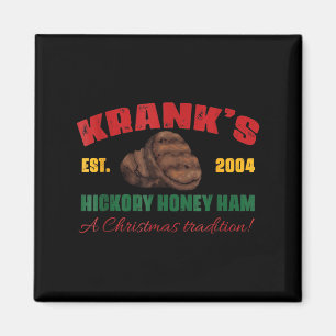Aimant Le jambon au miel de hickory de Krank, une traditi