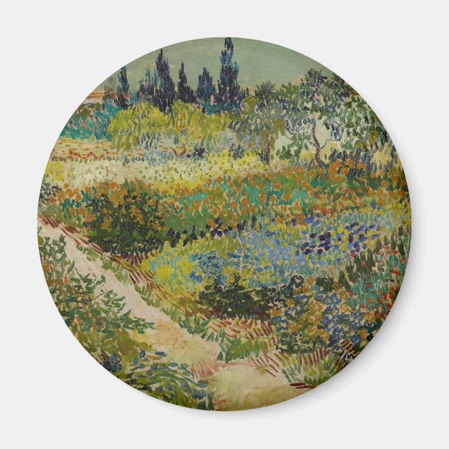 Aimant Le Jardin de Van Gogh à Arles Impressionniste Flor (Devant)
