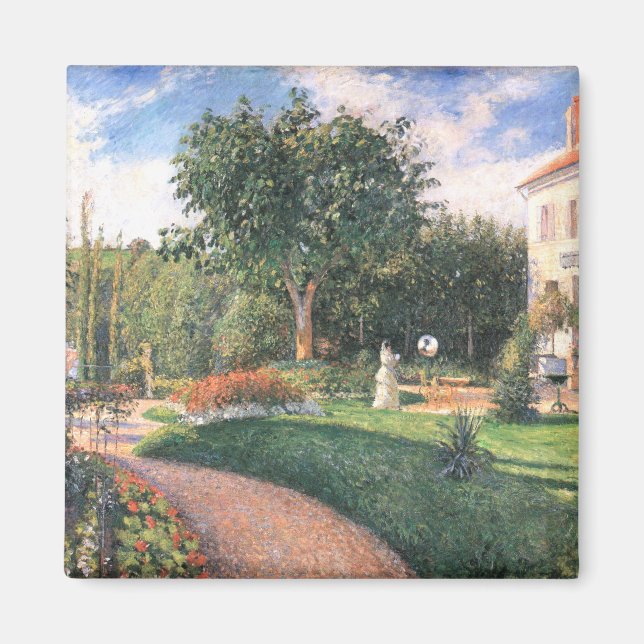 Aimant Le Jardin des Mathurins Camille Pissarro (Devant)