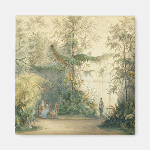 Aimant Le jardin d'hiver du palais de Hofburg, Vienne, 1