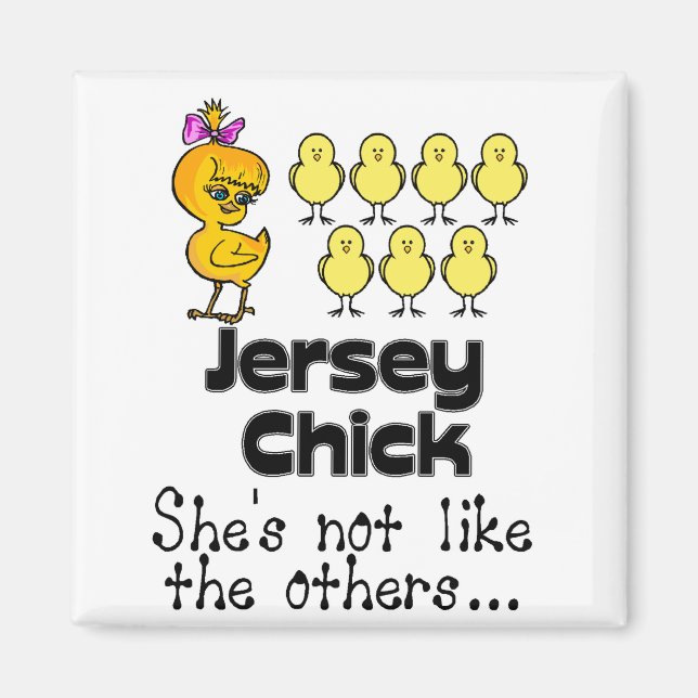 Aimant Le Jersey Chick (Devant)