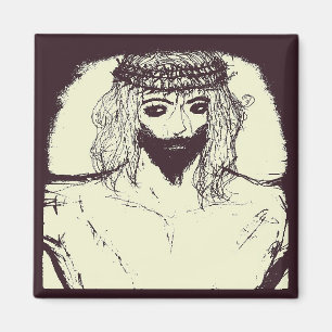 Aimant Le jésus sombre sauvera le monde et le monde alter