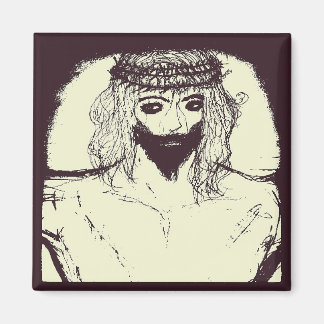 Aimant Le jésus sombre sauvera le monde et le monde alter